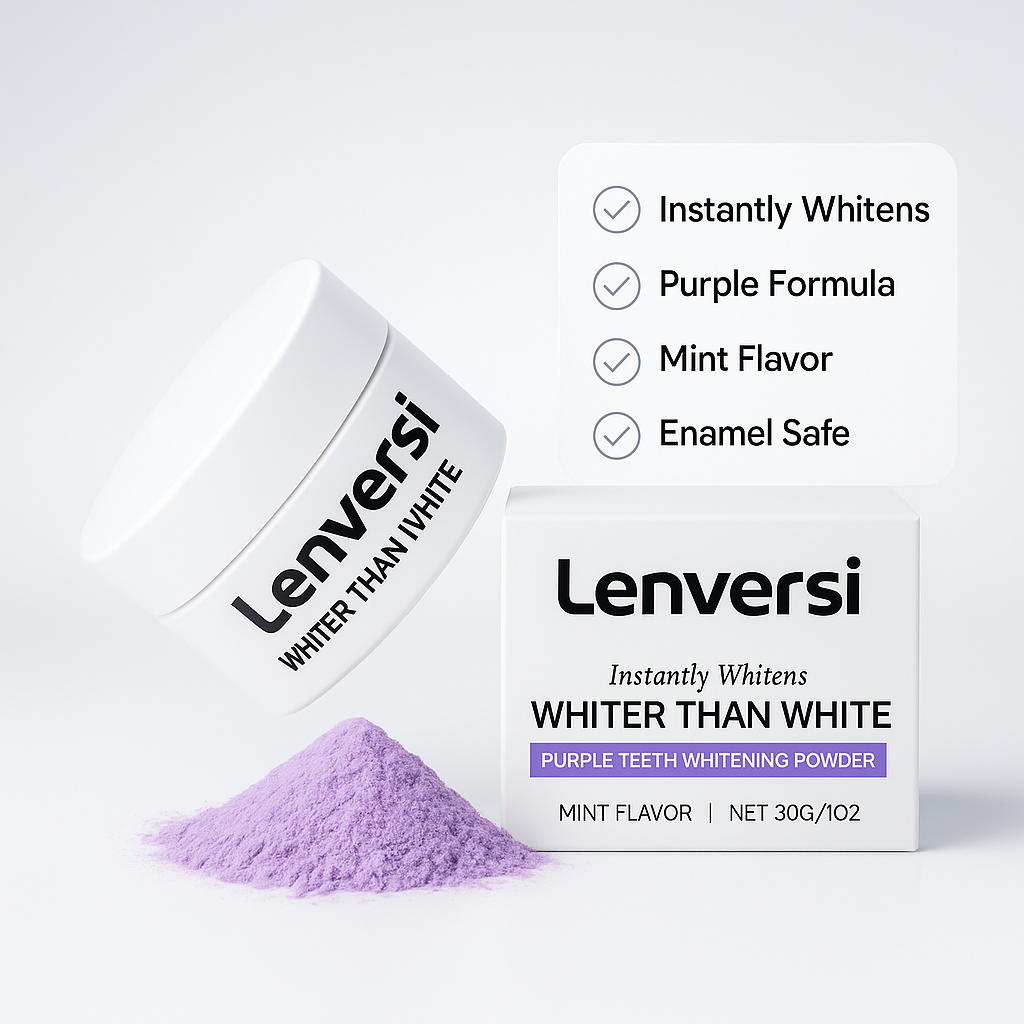 Purple Teeth Whitening Powder