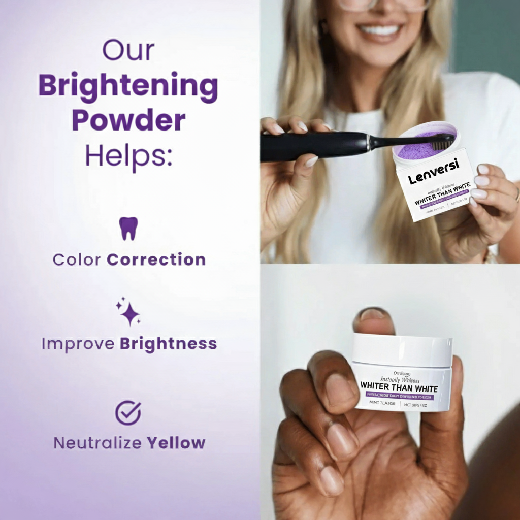 Purple Teeth Whitening Powder