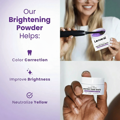 Purple Teeth Whitening Powder