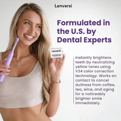 Purple Teeth Whitening Powder